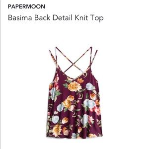 PaperMoon Basima knit top